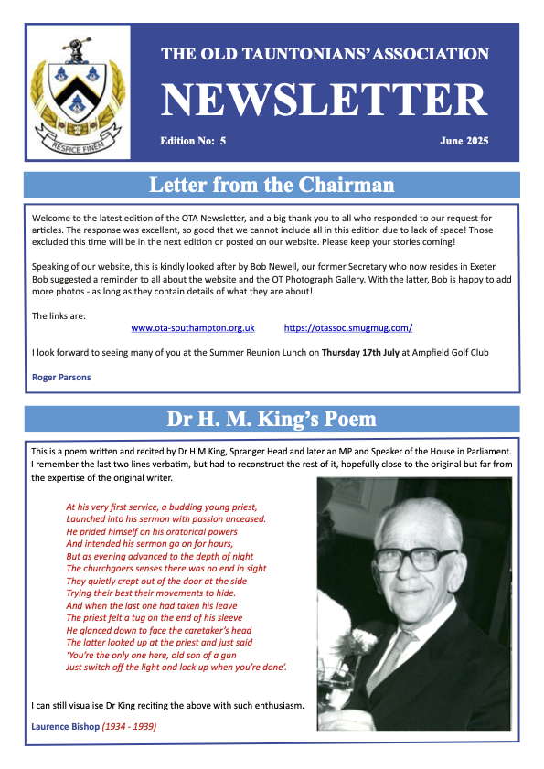 Newsletter Page 1
